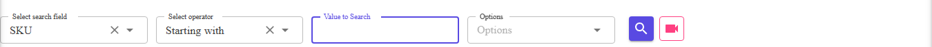 The simple search bar