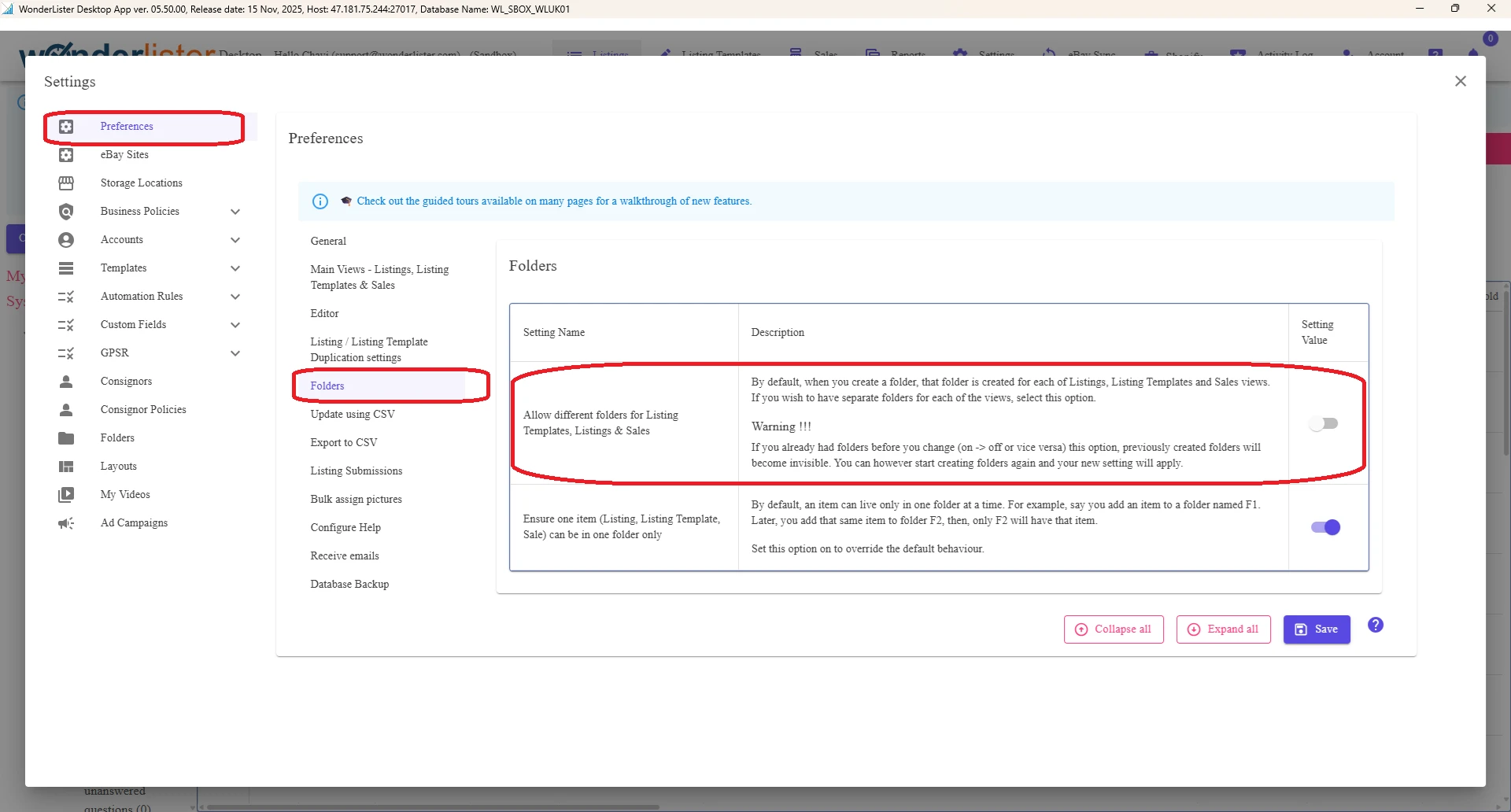 create my own folders for my main views