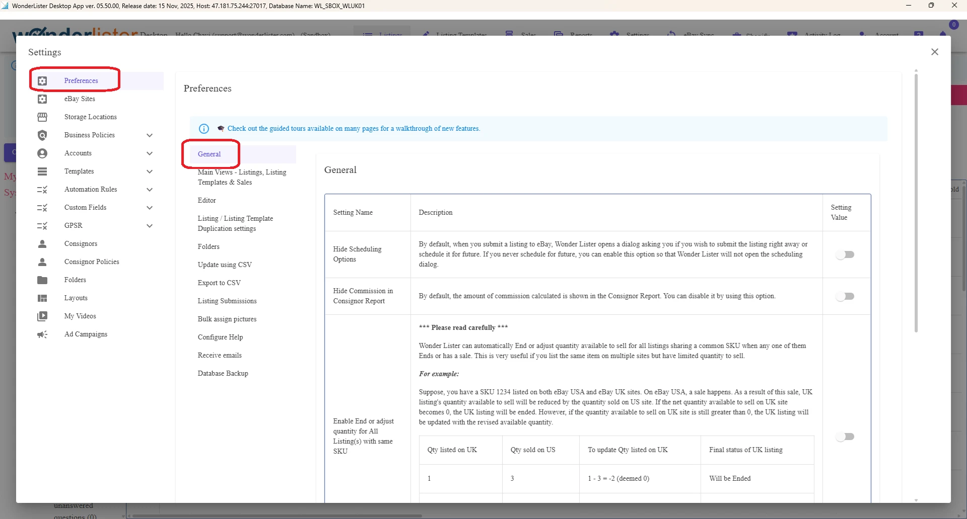 switch between dark and light themes in WonderLister